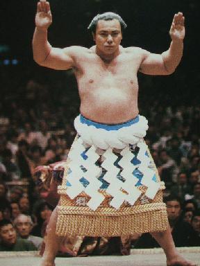 Sumo wrestler Chiyonofuji Mitsugu.