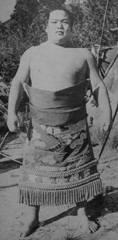 Sumo wrestler Kotozakura Masakatsu.