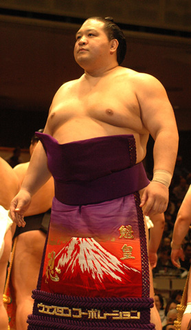 Sumo wrestler Kaio Hiroyuki.